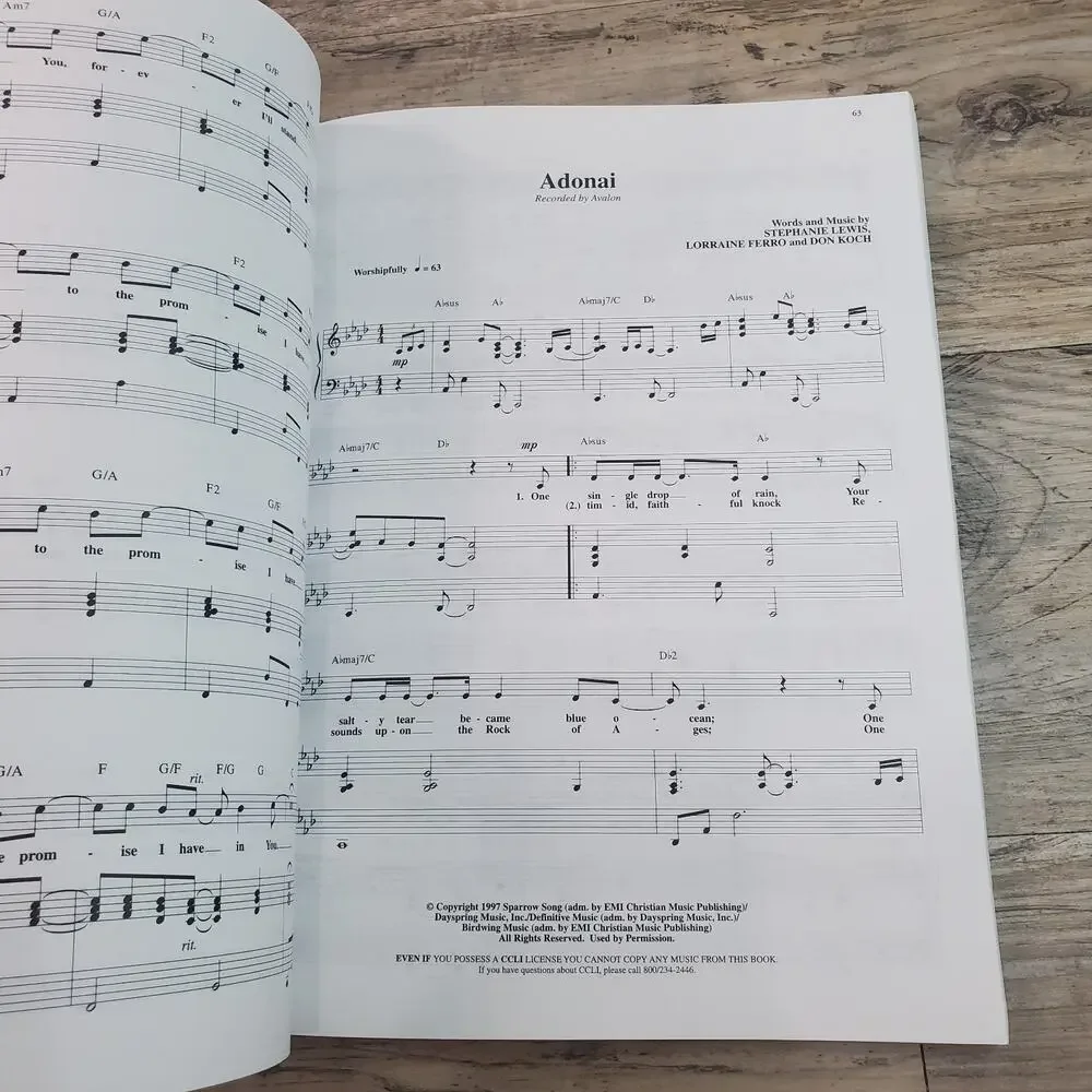 I Can Only Imagine Songbook~25 Modern Praise Faves~Medium Voice~Word Music 2002